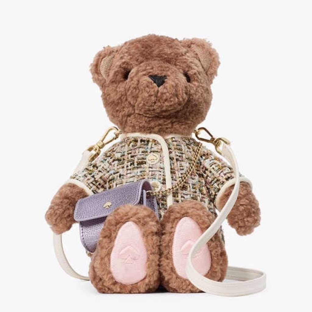 Kate Spade Oh What Fun 3d Teddy Bear Crossbody, Nwt